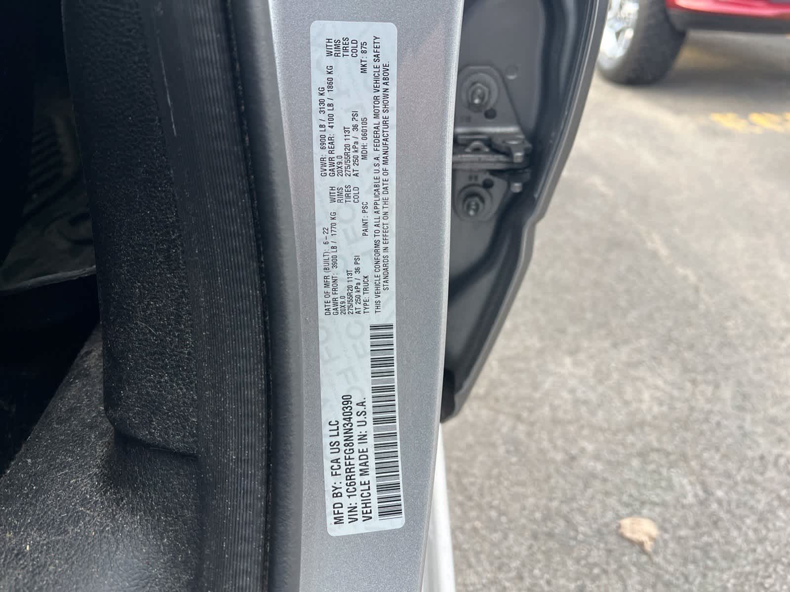 2022 RAM 1500 Big Horn Crew Cab 4x4 5'7' Box
