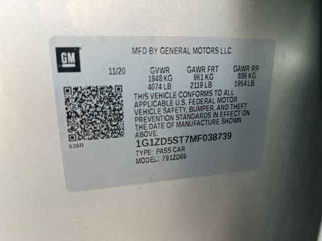 2021 Chevrolet Malibu FWD LT