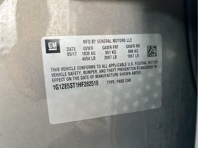 2017 Chevrolet Malibu 1LT