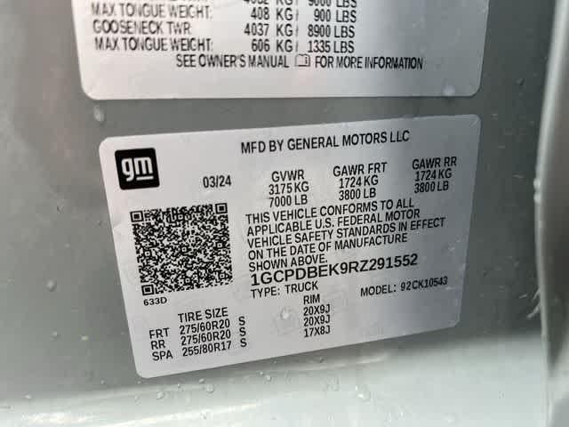 2024 Chevrolet Silverado 1500 4WD Crew Cab Short Bed Custom