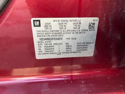 2015 Chevrolet Silverado 1500 LT