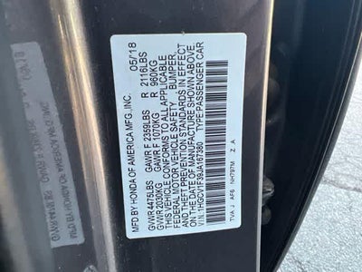 2018 Honda Accord Sport