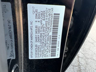 2018 Honda Accord Sport 2.0T
