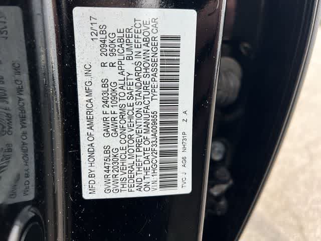 2018 Honda Accord Sport 2.0T