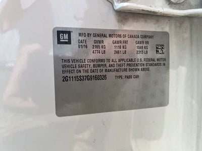 2016 Chevrolet Impala 2LT