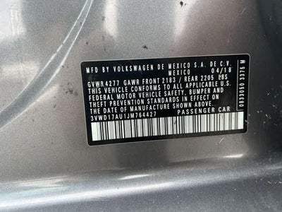 2018 Volkswagen Golf SportWagen TSI S