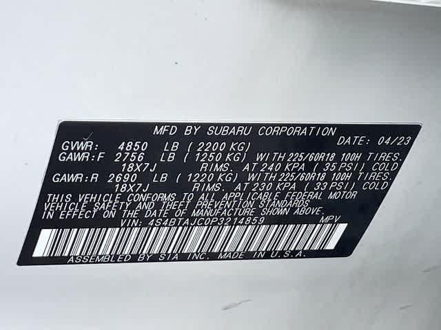 2023 Subaru Outback Onyx Edition