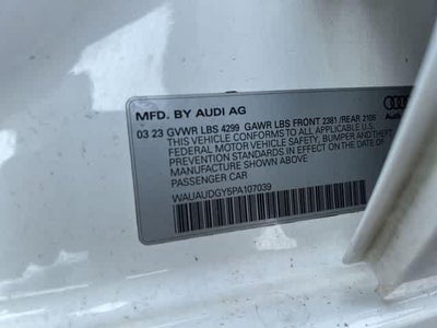 2023 Audi A3 Premium 40 TFSI Front-Wheel Drive S tronic
