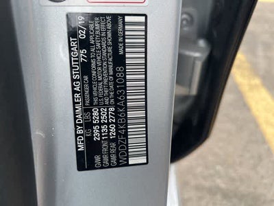 2019 Mercedes-Benz E 300 4MATIC®