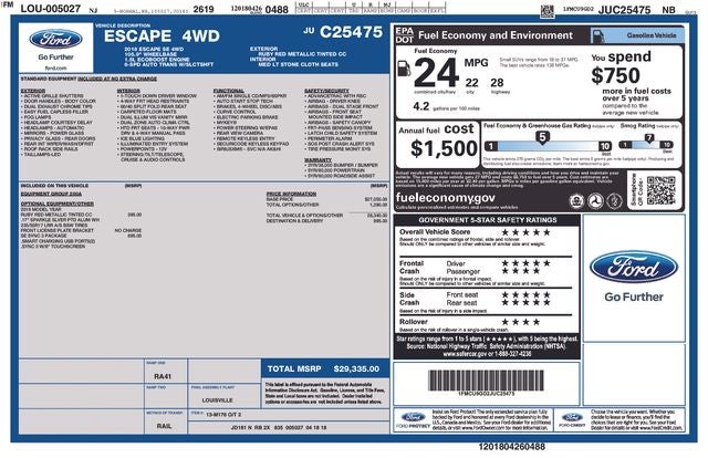 2018 Ford Escape SE