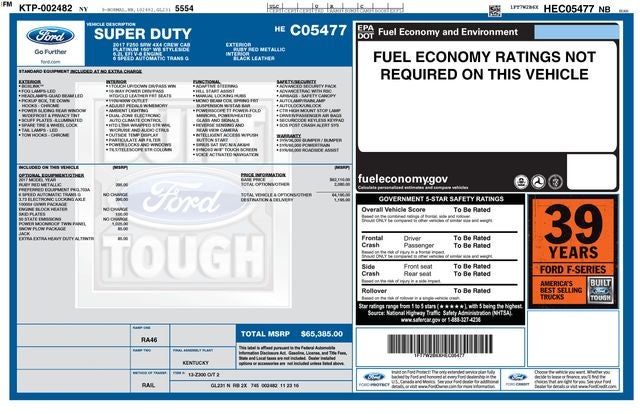 2017 Ford F-250SD Platinum