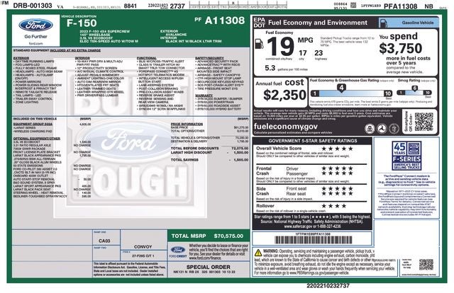 2023 Ford F-150 Lariat