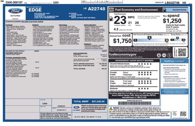 2020 Ford Edge SEL