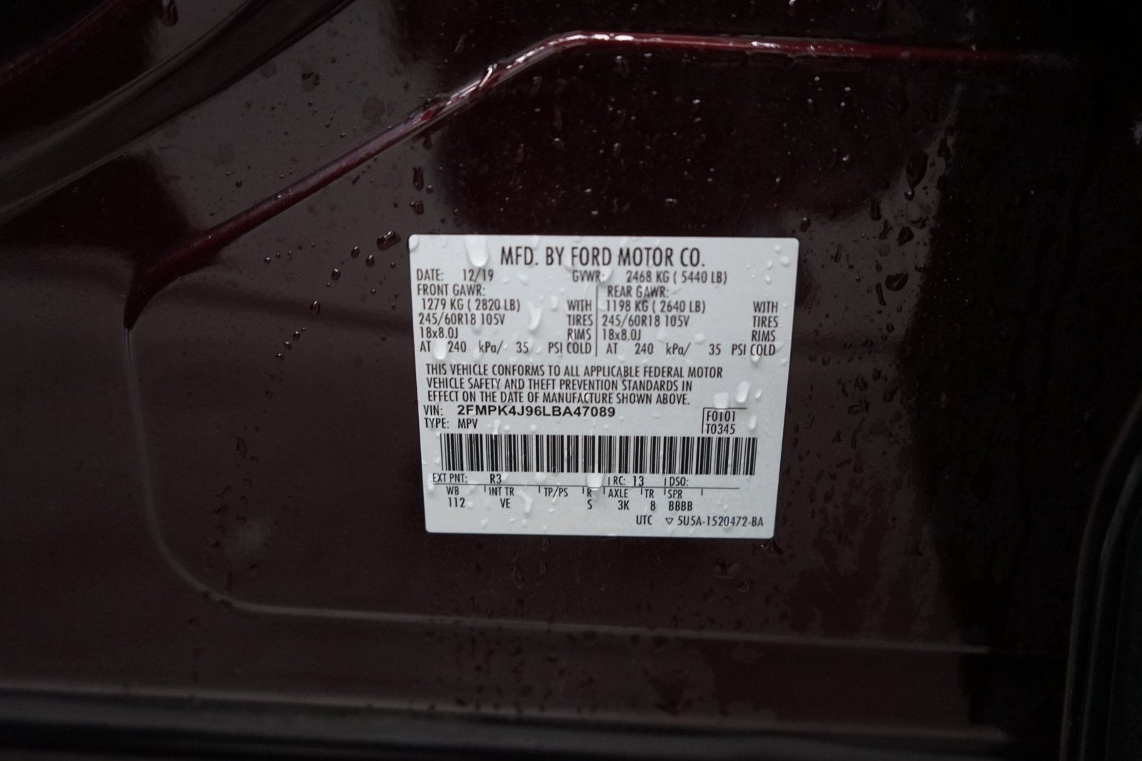 2020 Ford Edge SEL