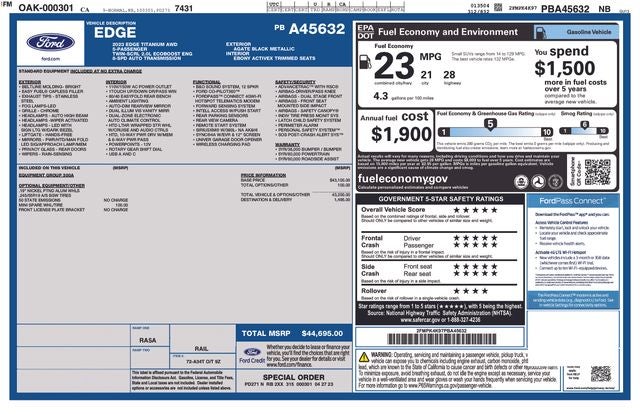 2023 Ford Edge Titanium