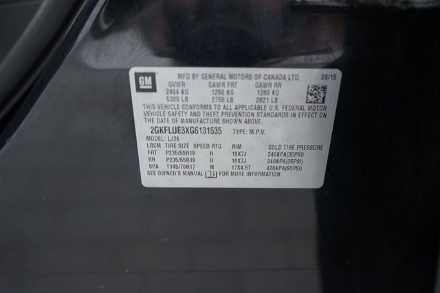 2016 GMC Terrain SLT