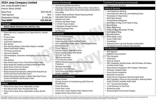 2024 Jeep Compass Limited