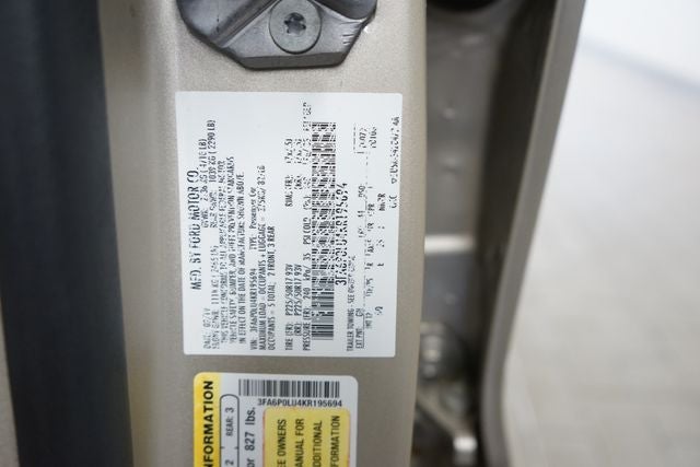 2019 Ford Fusion Hybrid SE