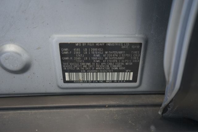 2013 Subaru Outback 2.5i Limited