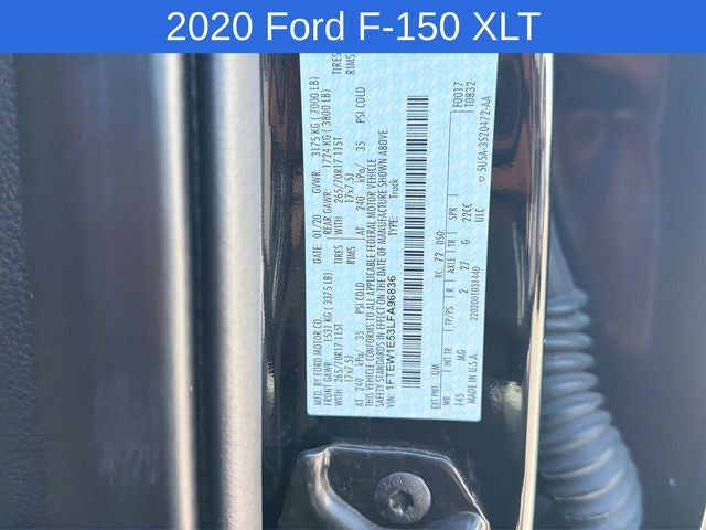 2020 Ford F-150 XLT