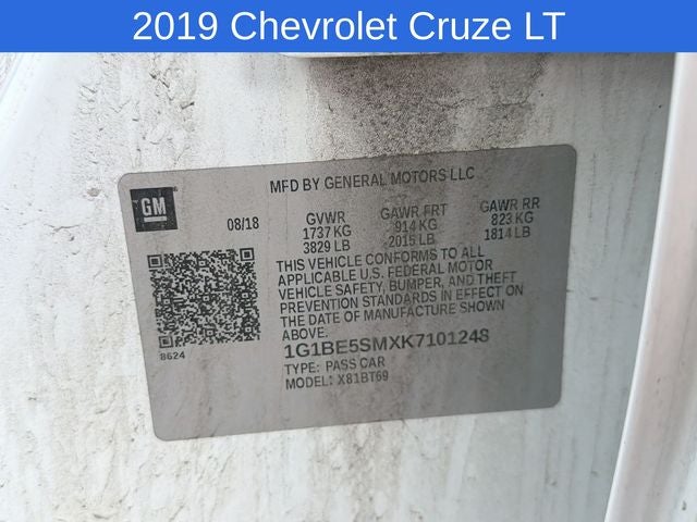 2019 Chevrolet Cruze LT