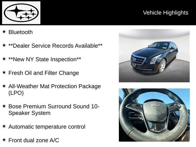 2016 Cadillac ATS 2.0L Turbo