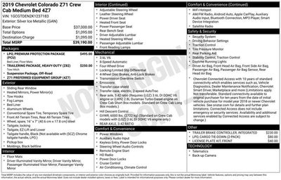 2019 Chevrolet Colorado Z71