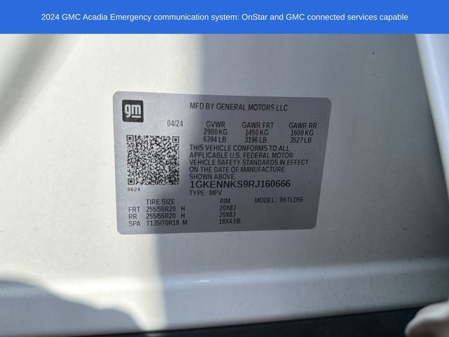2024 GMC Acadia Elevation