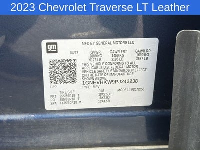 2023 Chevrolet Traverse LT Leather