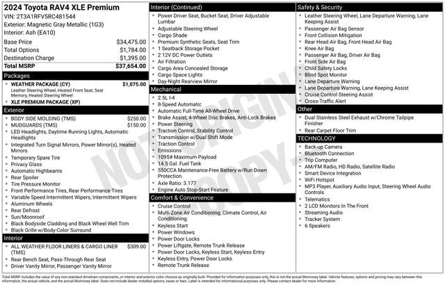 2024 Toyota RAV4 XLE Premium