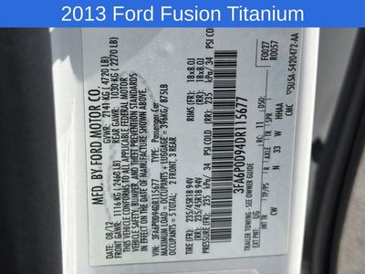 2013 Ford Fusion Titanium