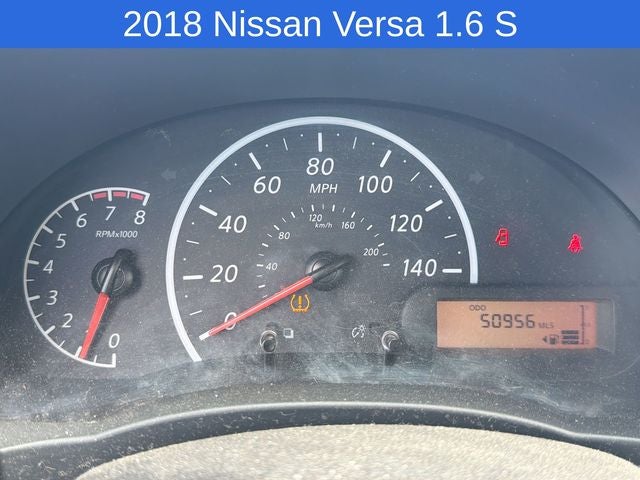 2018 Nissan Versa 1.6 S