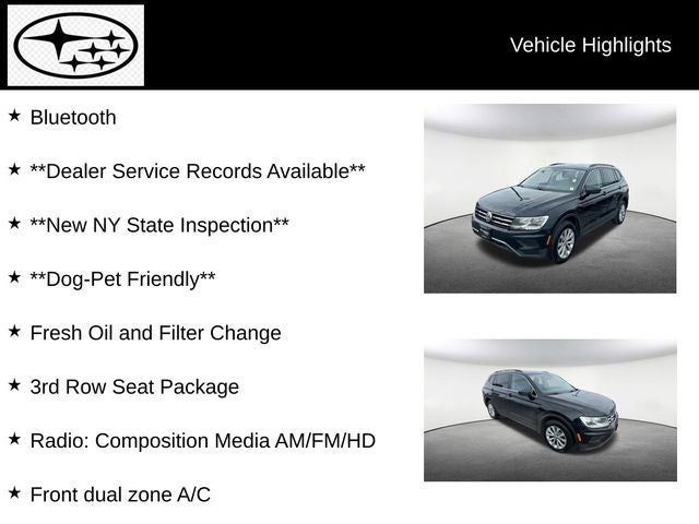 2019 Volkswagen Tiguan 2.0T SE 4Motion