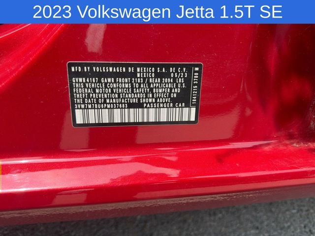 2023 Volkswagen Jetta 1.5T SE