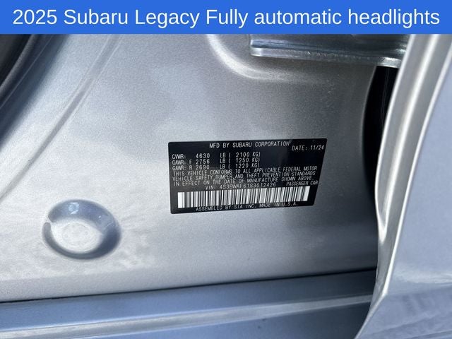2025 Subaru Legacy Premium