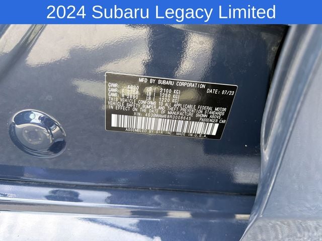 2024 Subaru Legacy Limited