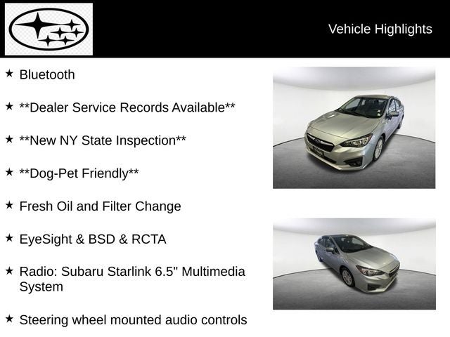 2018 Subaru Impreza 2.0i Premium