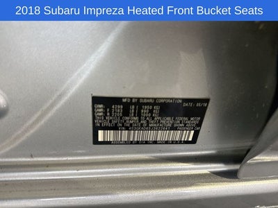 2018 Subaru Impreza 2.0i Premium