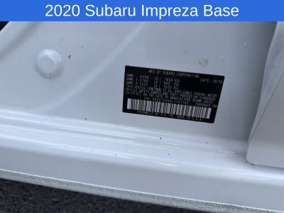 2020 Subaru Impreza Base