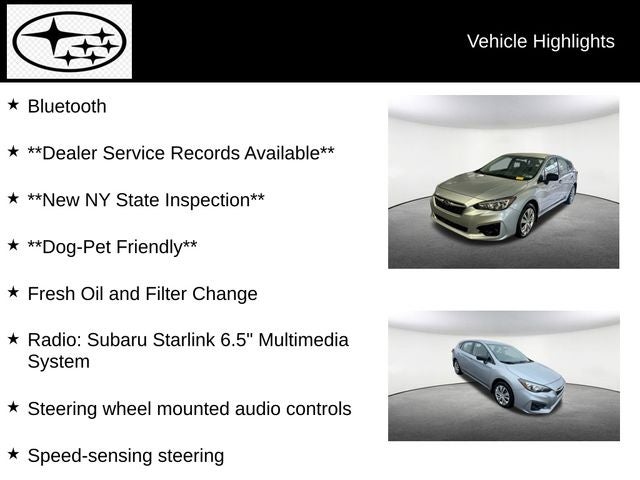 2017 Subaru Impreza 2.0i