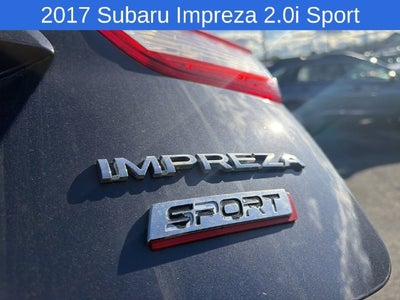 2017 Subaru Impreza 2.0i Sport