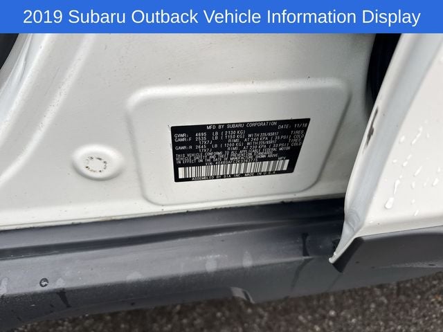 2019 Subaru Outback 2.5i Premium