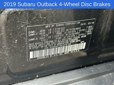 2019 Subaru Outback 2.5i Premium