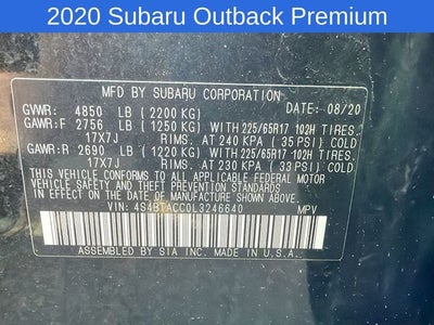 2020 Subaru Outback Premium