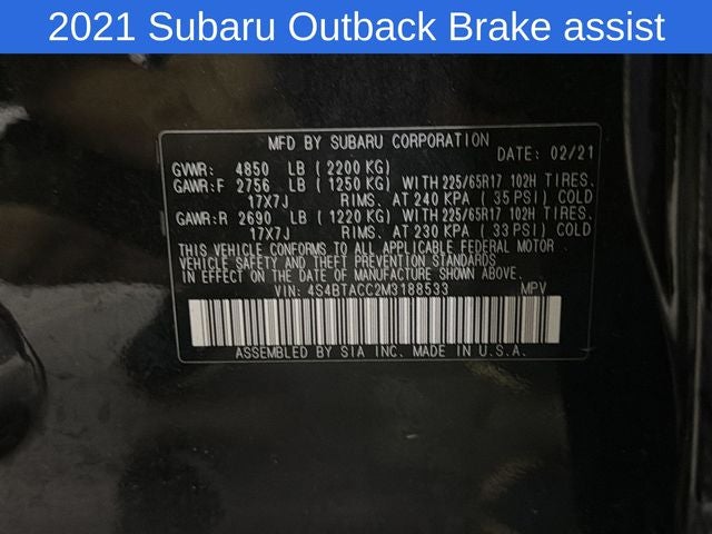 2021 Subaru Outback Premium