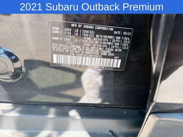 2021 Subaru Outback Premium