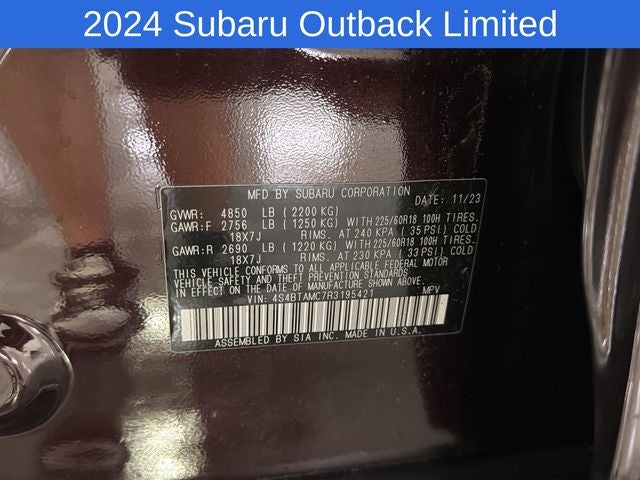 2024 Subaru Outback Limited