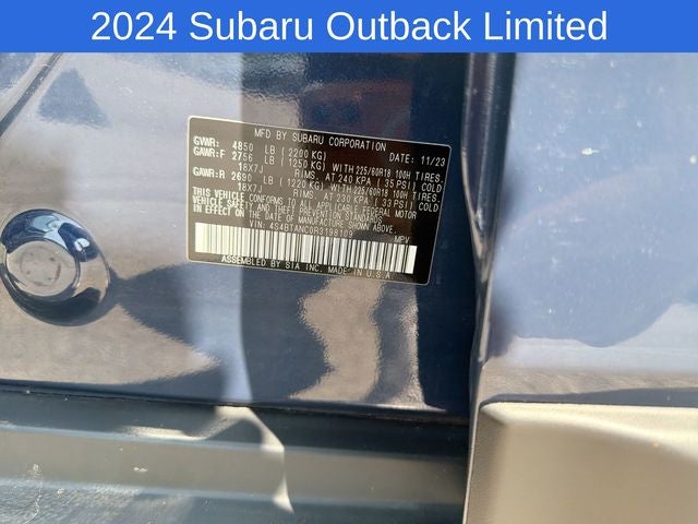 2024 Subaru Outback Limited