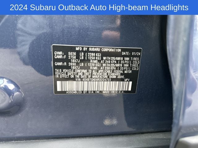 2024 Subaru Outback Limited XT