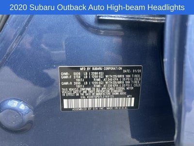 2020 Subaru Outback Touring XT